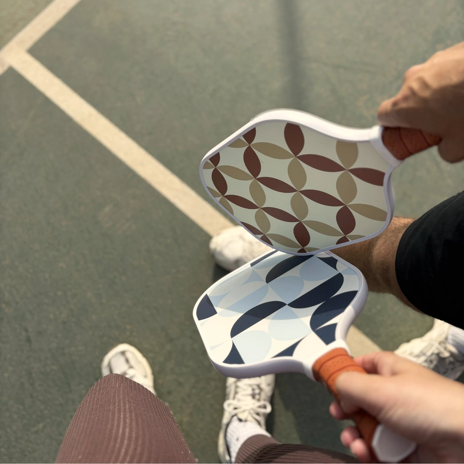 Raquette pickleball terrain france